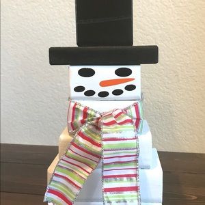 Wooden Snowmen